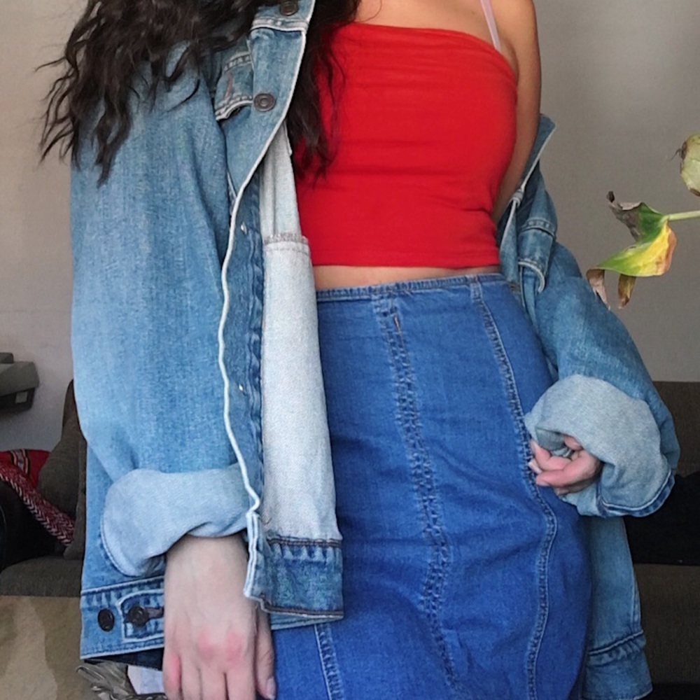 Pacsun Jean Skirt - Picture 3 of 5
